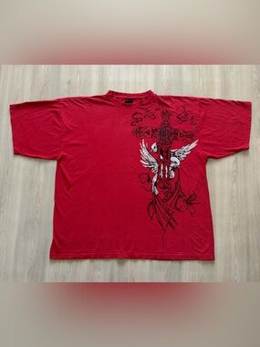 Vintage Y2K Karl Kani Tee Sz 3XL Cyber Crunge Goth